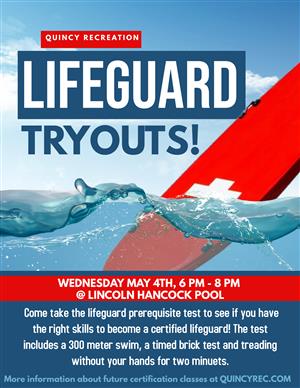 Lifeguard Tryouts May